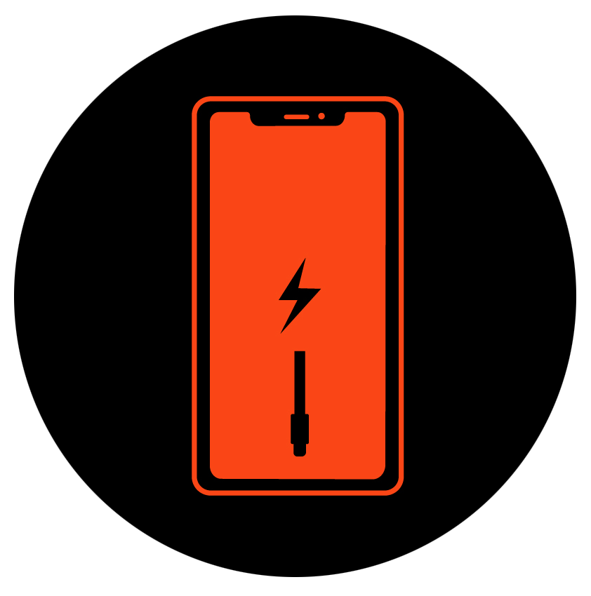 Charging port damage icon